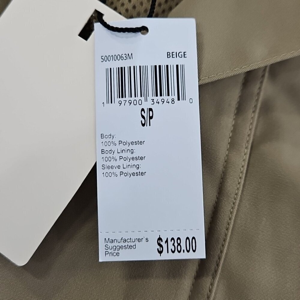 Industry Republic Clothing Touring Jacket Men's Small Beige NWT Button MSRP $135 - Picture 5 of 15